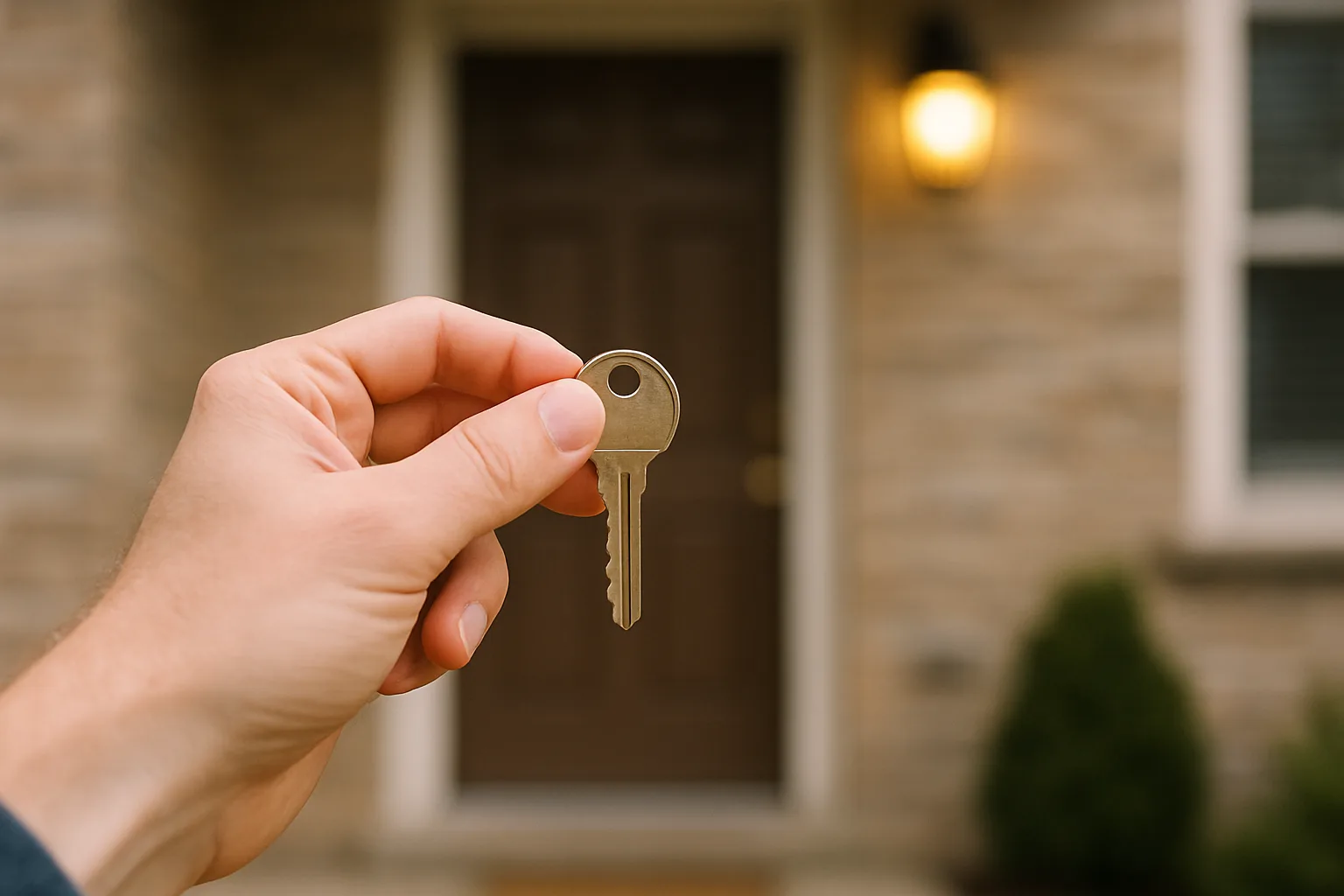 Keys handed over at the door
